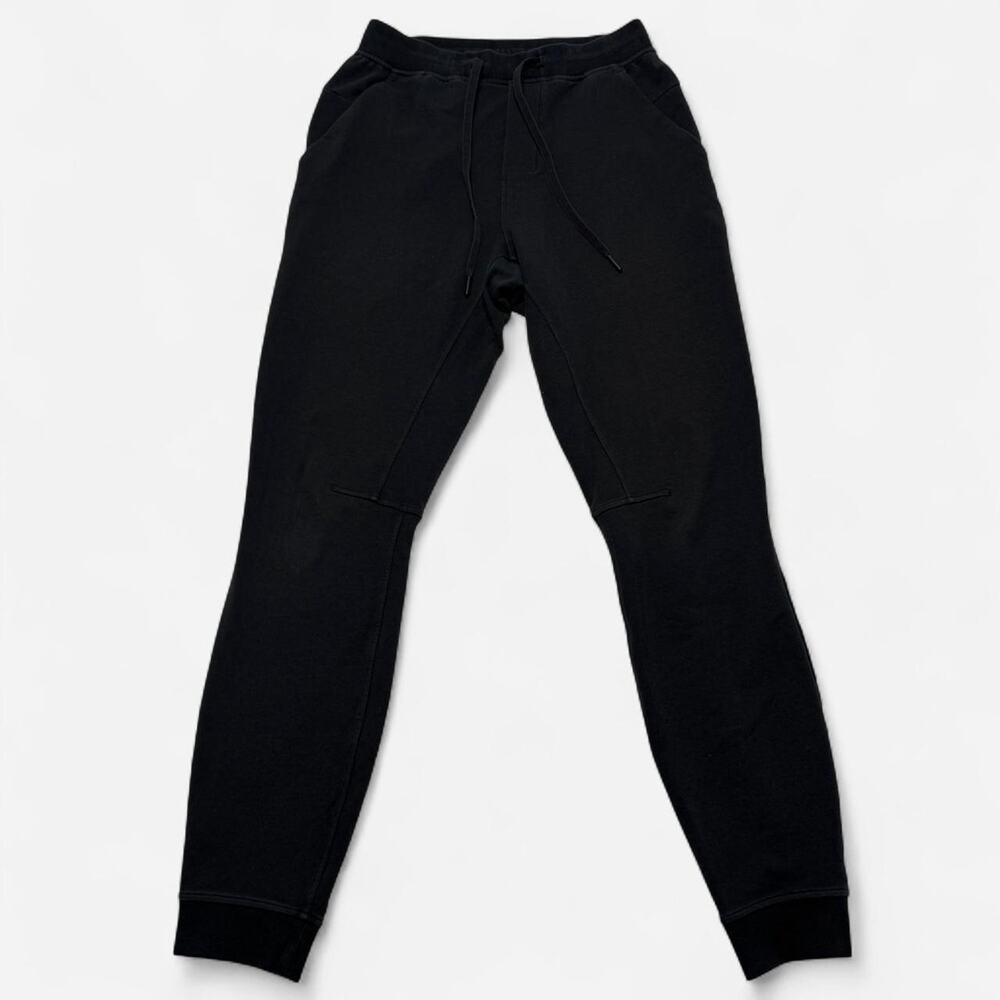 Lululemon Mens Small Black Jogger Sweatpants Drawstring Tapered